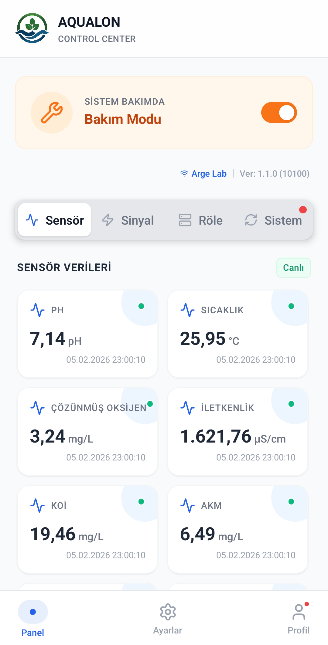 Aqualon Mobil Uygulama